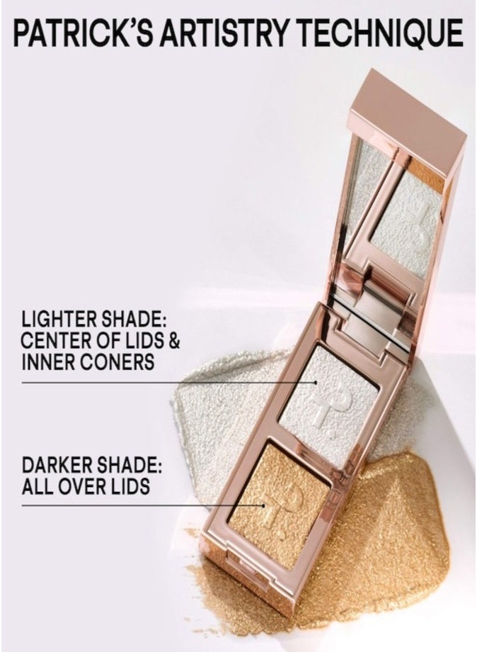 Patrick Ta Major Dimension Eye Illusion Eyeshadow Duo 4ml – High-Shine Cream & Powder Shadow We Need Better Lighting - Image 5